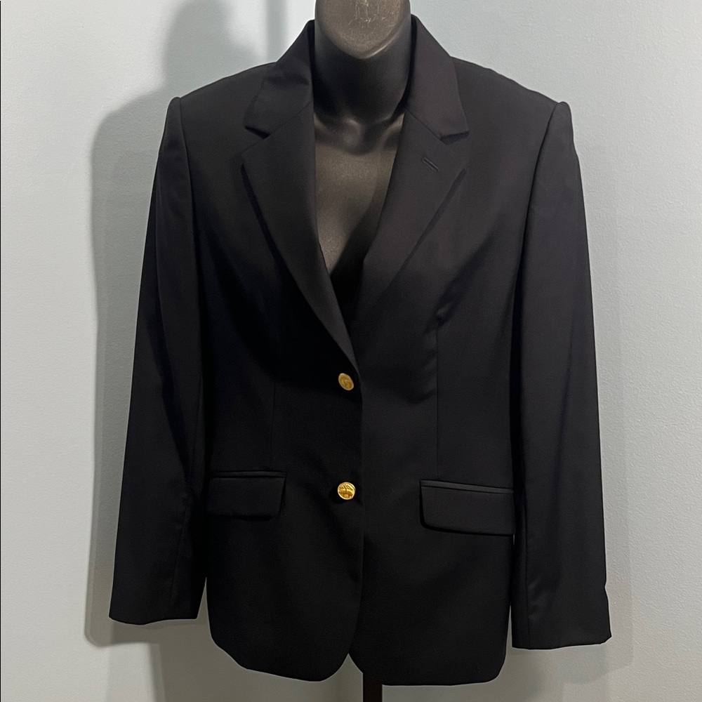 “346” Brooks Brothers Outlet Classic Navy  Blazer with Gold Buttons